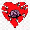 Heart Zombie Monroeville Mall Iron On Heat Transfer Printing Vinyl Patches Sticker for Clothes DIY Appliques Washable Patches