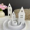 House Silicone Candle Molds Light Heart Houses Concrete Moulds Casting Molds DIY Gypsum Home Craft Decoration Resin Mould