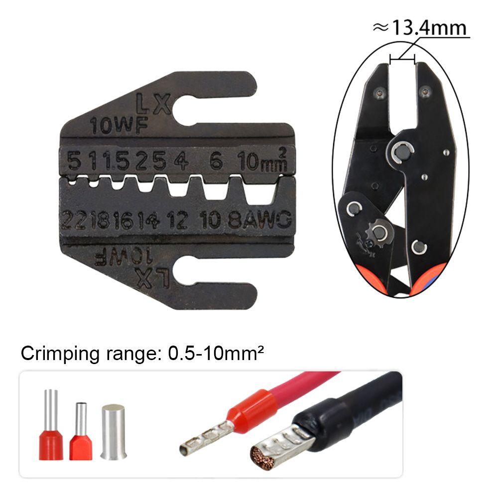 Клещи для обжима клемм для проводов Наборы для обжима зажимов для труб Клещи для обжима Сменная обжимная матрица