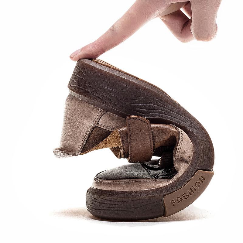 GKTINOO Натуральная кожа Ретро Женские Кроссовки Повседневные Плоские Женские Туфли высокое качество Удобные Женские Плоские Туфли