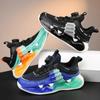 Boys Sports Basketball Shoes Lightweight Sports Fashionable Rotating Button Girls Sports Shoes