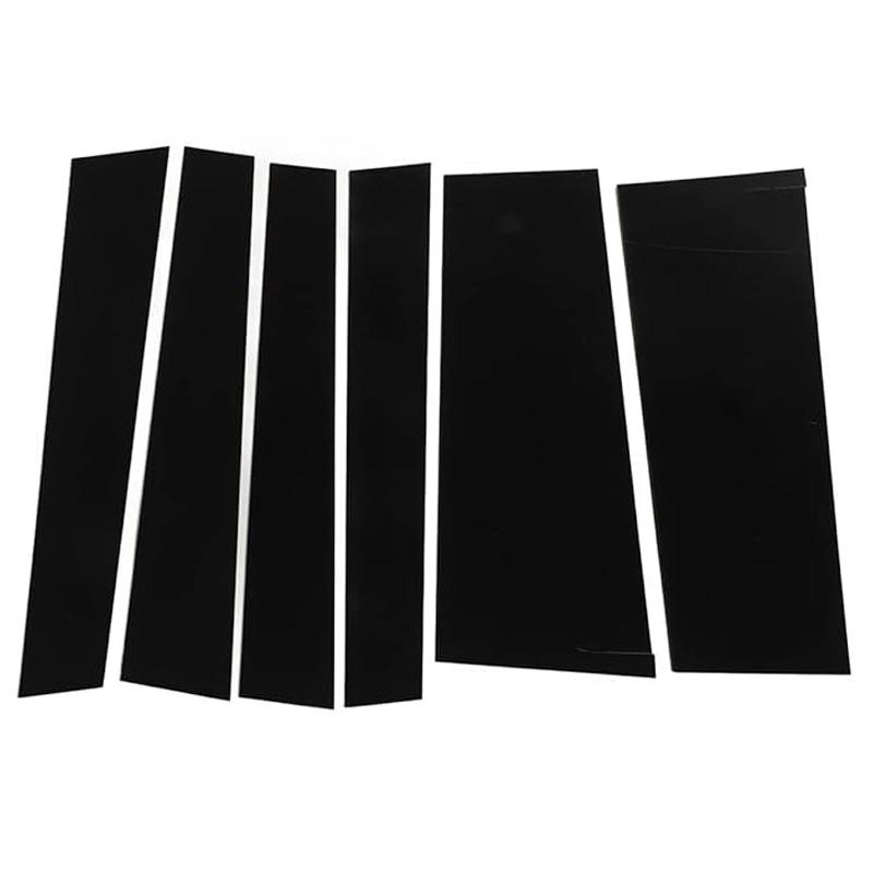 6pcs Car Window Door Column B C Pillar Post Trim Cover Glossy Black PC Stickers Accessories for Honda Freed GB3/GB4/GP3 2008-2016