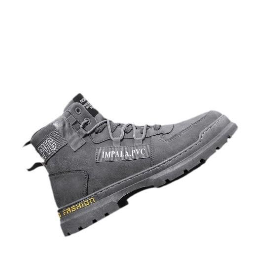 Рабочая мужская обувь на платформе, осенняя, нескользящая и износостойкая, для сварщиков, специальная рабочая страховая обувь, мужская обувь для альпинизма и туризма, ботинки Martin