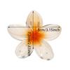 Independently packaged beach vacation egg flower claw clip hair accessory colorful flower hair claw plate hair ponytail top clip