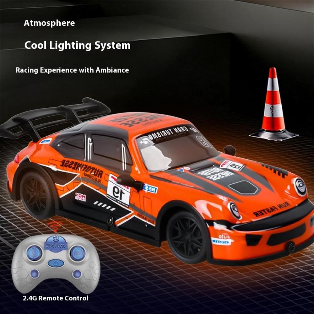 QX064-069 2.4G RC Car APP Controlled Drift Racing Vehicle Toy Model with Light/Sound Effects
