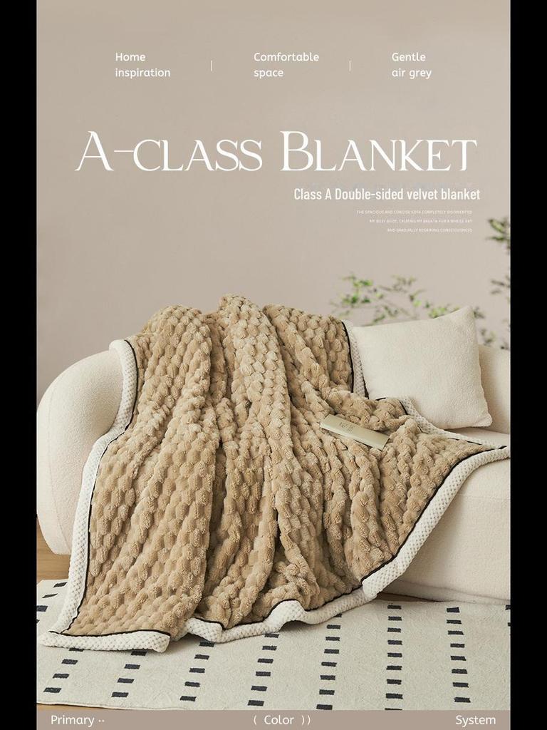 Многофункциональное зимнее одеяло Golden Turtle Velvet - мягкое и толстое для обеденных перерывов, односпальное или двуспальное