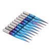 10pcs 3.175mm Blue Coating PCB 3D Milling Cutter 10/15/20/25 Degrees Tungsten Carbide V Shape