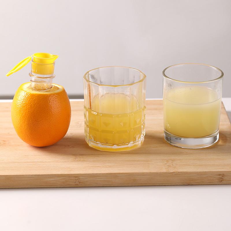 Пластиковая ручная соковыжималка для цитрусовых Мини-соковыжималка для лимона Пресс для апельсинов Легкий экстрактор сока Сохраняющий свежесть Кухонный инвентарь