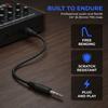 Гибкий кабель-переходник DIN 5 Pin (мама) на 6.35 мм (папа), Plug and Play, 1.0 фута, Аудиоадаптер для микрофона, Стерео удлинитель аудио TRS