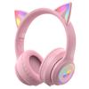 B90 Bluetooth-совместимая гарнитура 5.0 для геймеров с RGB-подсветкой Cat Ear Складная конструкция Беспроводные наушники-гарнитура для игр на ПК