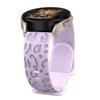 Ремешок с гравировкой для Samsung Galaxy Watch 7/6/5/4/5 pro/3/Active 2 Leopard силиконовый браслет Huawei gt5 2 2e 20 мм ремешок для часов Amazfit Watchband