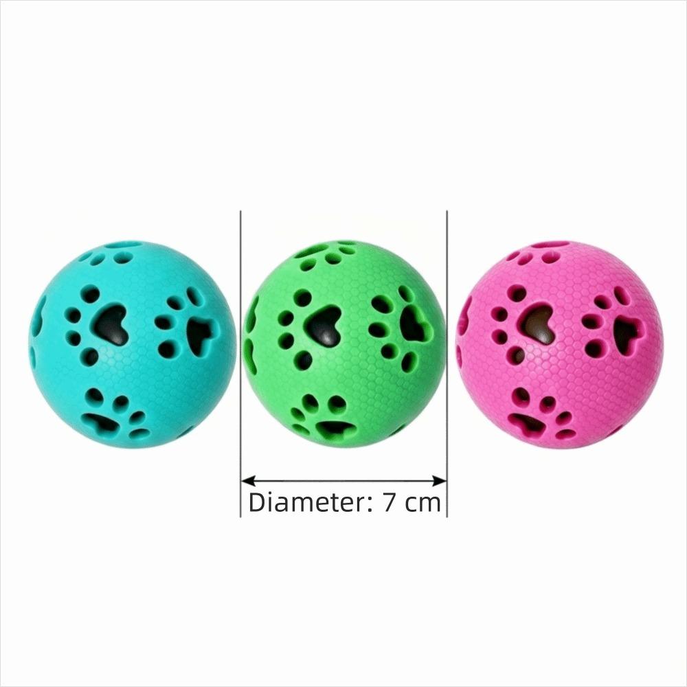 Washable Treat Dispensing Ball Hollow Hollowed Out Dog Molar Toy Boredom Relief