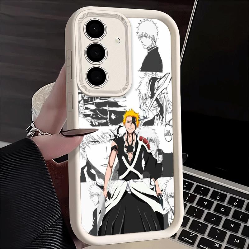 Чехол для телефона Samsung Galaxy S26 S25 Ultra S24 FE Bleach Аниме Ичиго Кенпачи Чехол S23 Plus S22 + S21 S20 5G Мягкий Силикон Fu