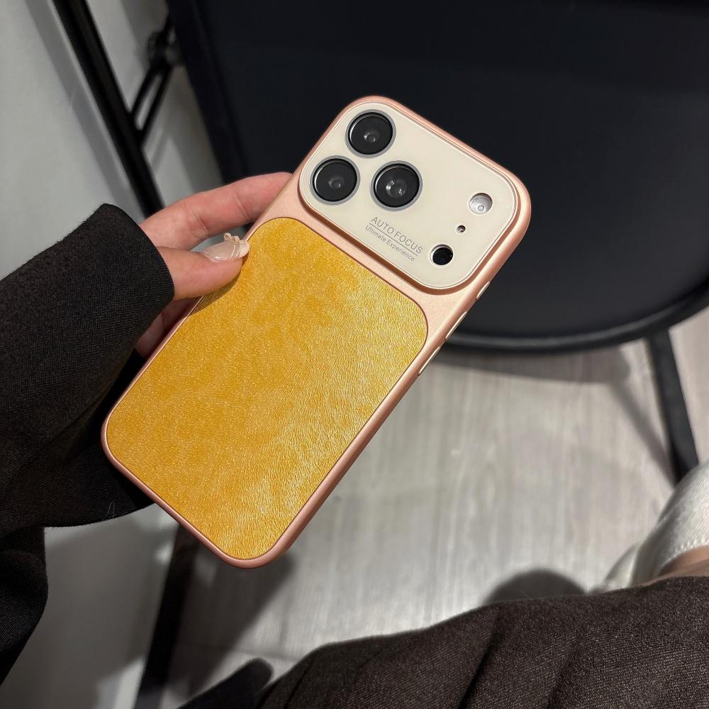 Роскошный чехол для телефона из PU-кожи с текстурой леопардового принта для iPhone 17 16 15 14 13 Pro Max, матовый, ударопрочный бампер, чехол с большим окном