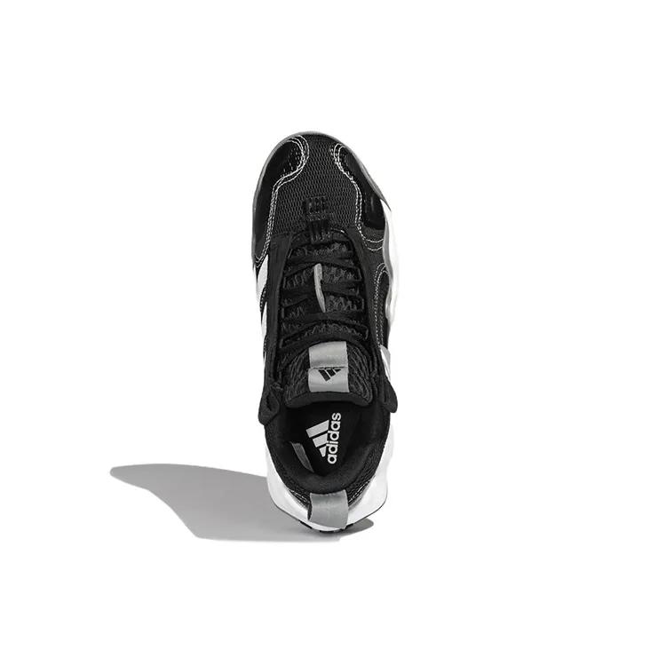 adidas Экспонат B Износостойкий Нескользящий Черный Серый (унисекс) Баскетбольные кроссовки GZ9551