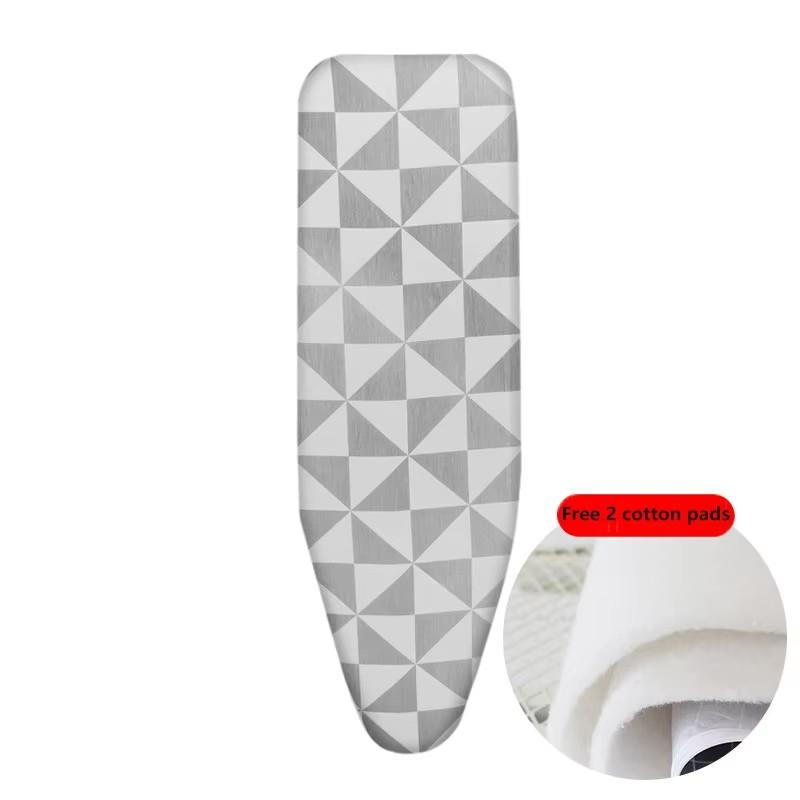 1 комплект чехлов и подкладок для гладильной доски класса люкс, в комплект входят 2 ватных диска (Гладильная доска в комплект не входит.)