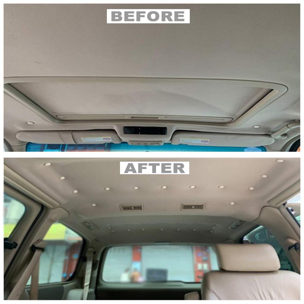 HighFree 60 Set Of Automotive Car Roof Headliner Repair Button P Kit, Universal Auto Roof Snap Rivets Retainer For Car Roof Fixed, With Tallation
