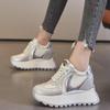 Women's Mesh Dad Shoes with 8cm Lift, Breathable Thick-Soled Design, Casual and Sporty Style A8878