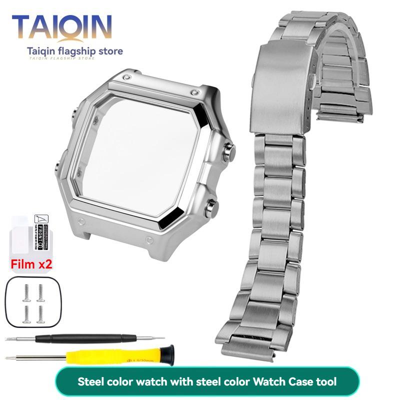 Корпус для часов AE1200 для Casio 3299 AE-1200WH Измененный металлический корпус из нержавеющей стали с водонепроницаемым кольцом Черный Серебристый Корпус для часов