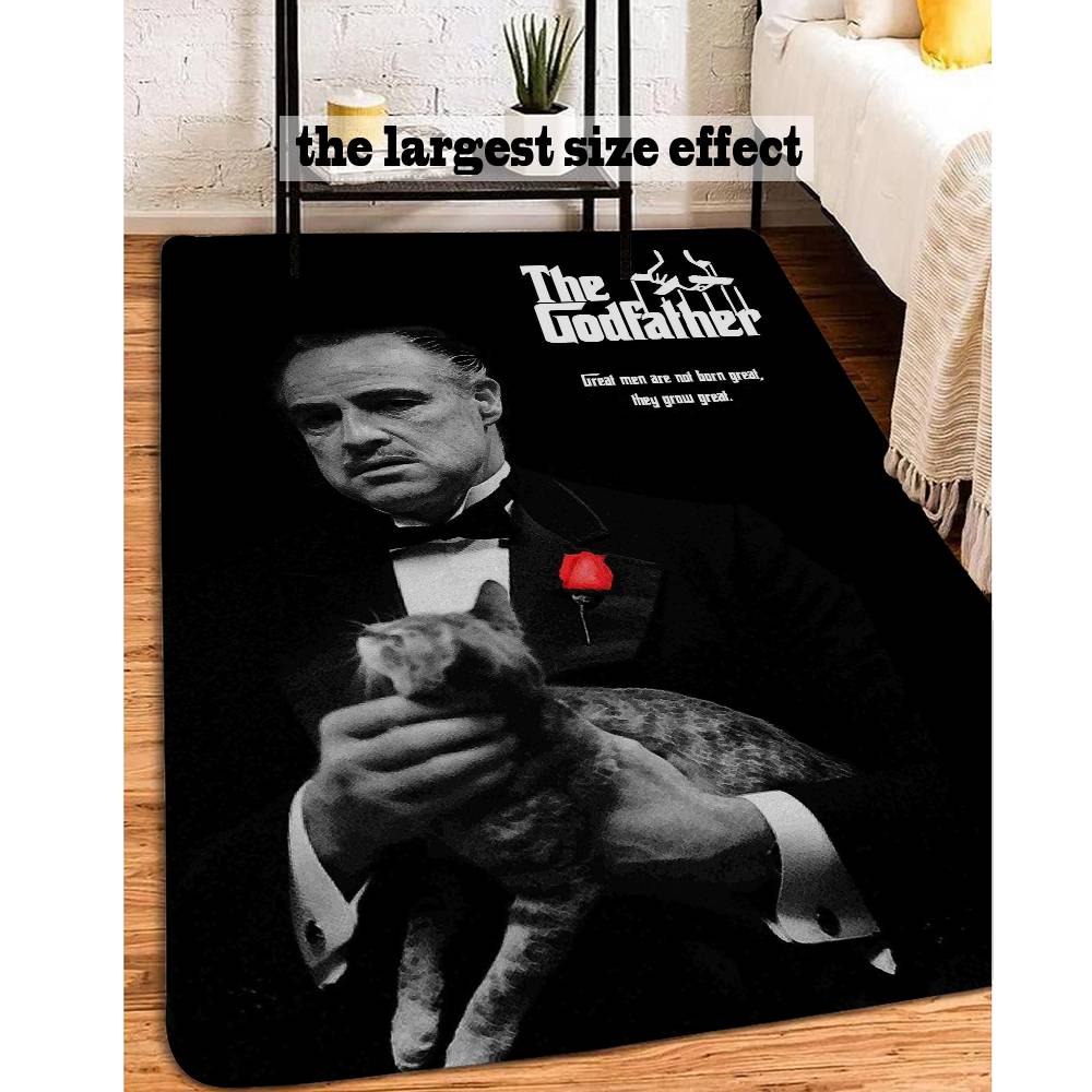 Movie Gangsters The Godfather Floor Mat Rectangle Anti-slip Home Soft Badmat Front Door Indoor Outdoor Mat Welcome Doormat