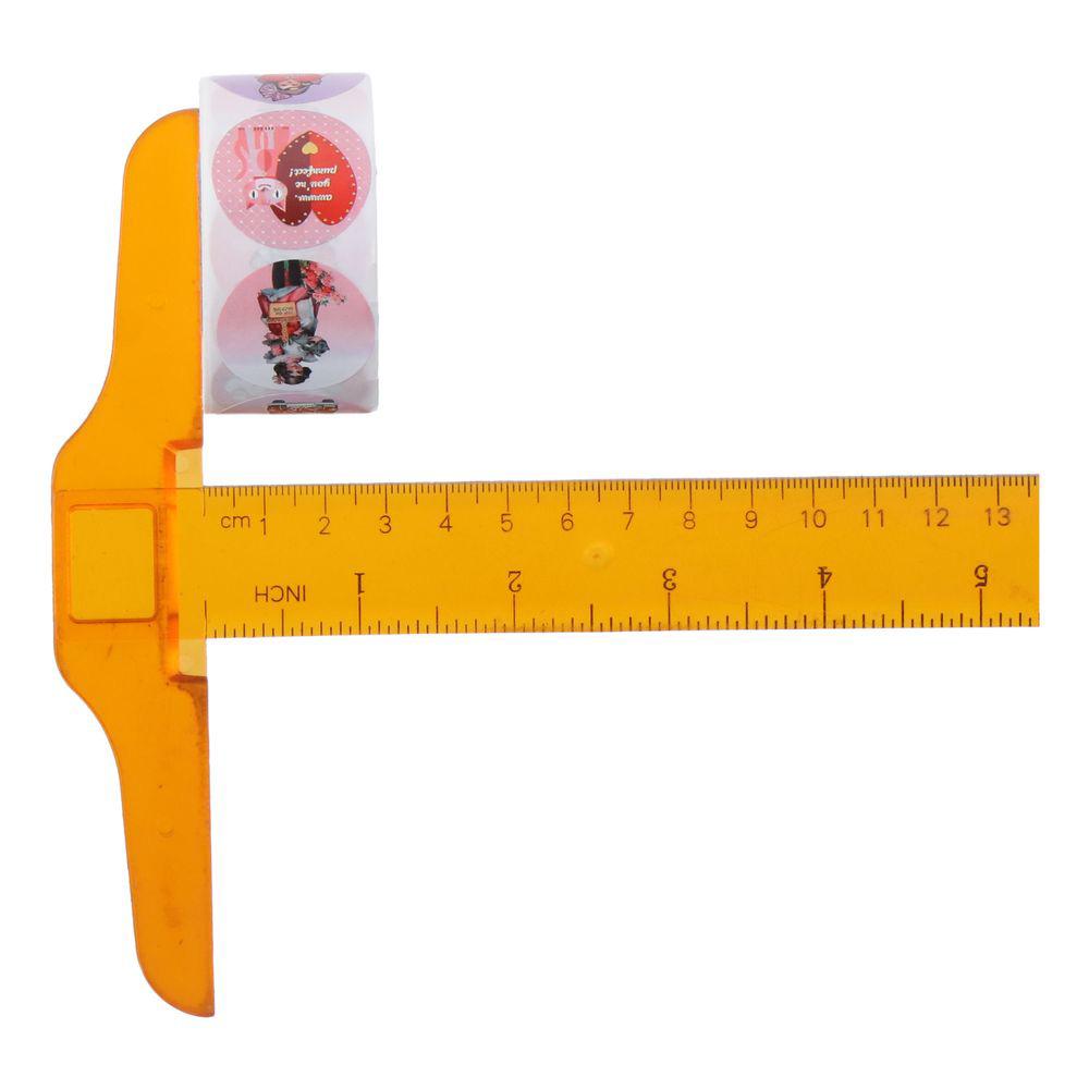 500 шт. Наклейки на День святого Валентина Самоклеящаяся этикетка Декор 1 дюйм Рулон наклеек Пломбы для конвертов