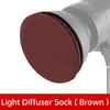 Soft Light Diffuser Sock 7" 180mm 6 Colors Cloth Filter for Bowens Mount Standard Reflector Diffuser Shade Dish Honeycomb Grid