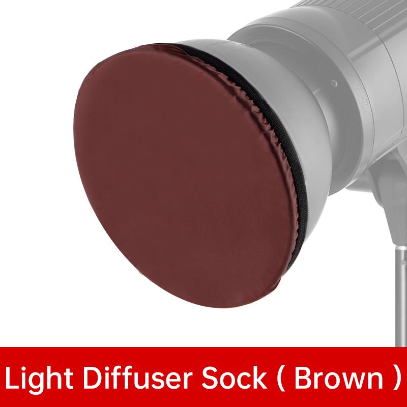 Soft Light Diffuser Sock 7" 180mm 6 Colors Cloth Filter for Bowens Mount Standard Reflector Diffuser Shade Dish Honeycomb Grid
