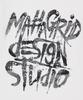MAHAGRID Paisley Slash Logo Tee White(Mg2Gmmt523A)