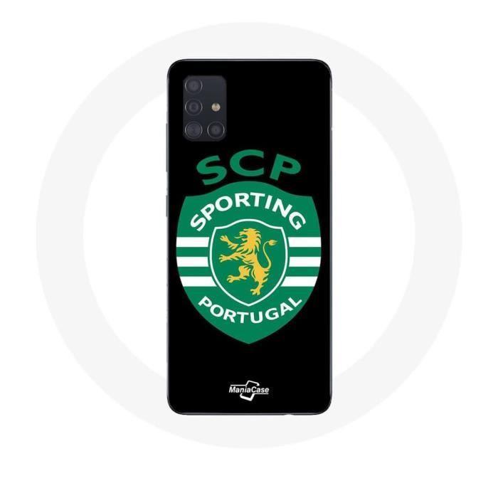 Coque - Maniacase - Samsung Galaxy A71 - Noir - Souple - Sporting Portugal