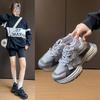 Ins Korean Version of the New Dad Shoes for Women 2025 Spring Student Sports Running Shoes Casual Shoes Platform Height Increase ZL822