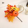 Pumpkin Berry Branches Pumpkin Maple Leaf Decor Artificial Maple Leaf Halloween Decor  Festival