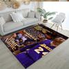 Kobe Customize Text Carpet Perfect For Decorate Room Game Room Entryway Dining Room Antislip Carpet Anime Office Decor