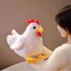 Hen Chick Doll Throw Pillow PP Cotton Chicken Plush Dolls Simulation Chicken Plush Toy  Kids Gifts