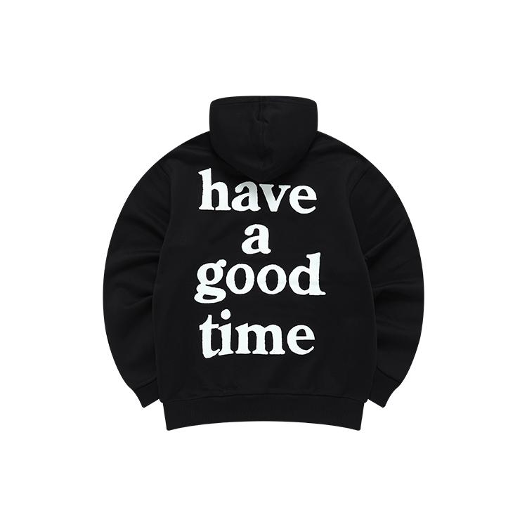 Новая толстовка FILA Have A Good Time Коллекция Унисекс Иссиня-черный F11U149207F-BK