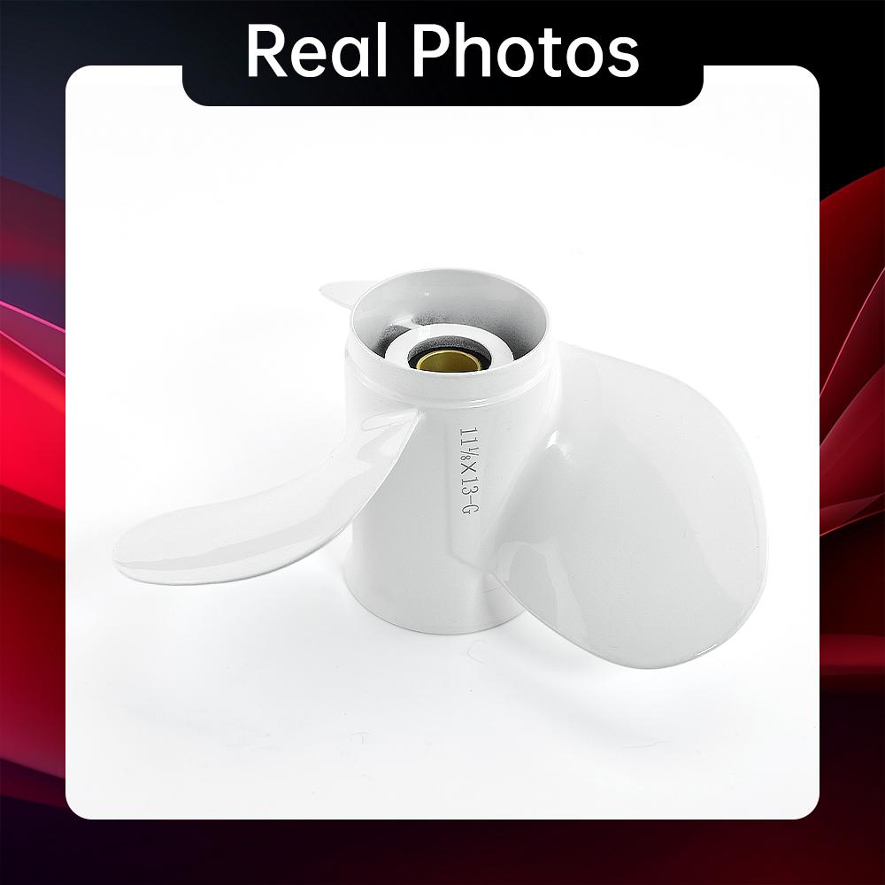 3-лопастной винт для двигателей Yamaha мощностью 20–60 л.с. | Деталь № 663-45945-02 | 11-1/8 х 13 | Лодочный двигатель из алюминиевого сплава, деталь 13, шлицы