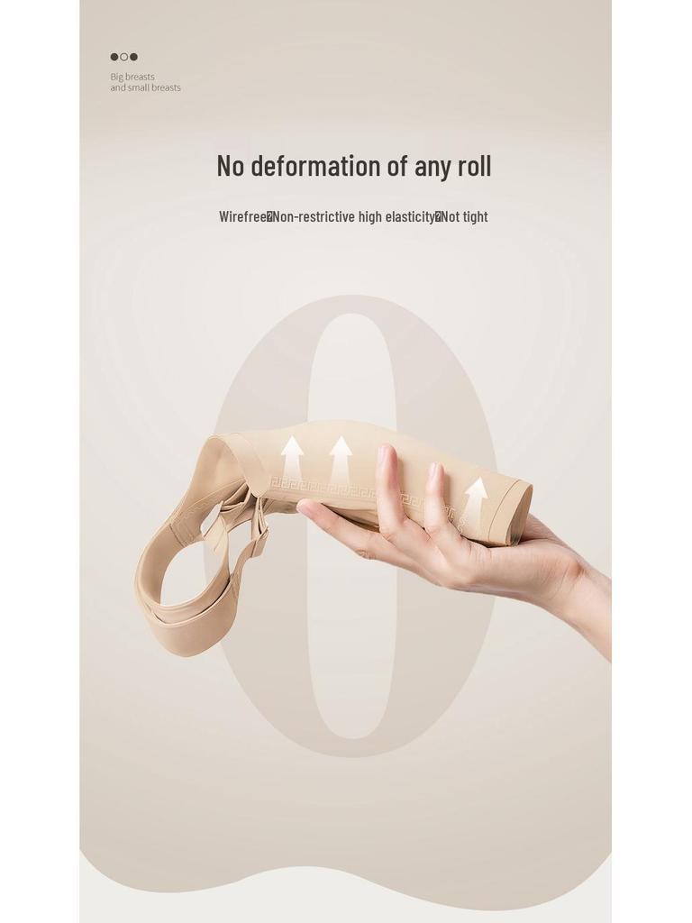 Высокоэластичный бесшовный бюстгальтер без косточек большого размера с ушками кролика