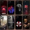 Чехол для телефона Game R-Resident E-Evils для Apple iPhone 15,14,13,12,11,Pro,X,XS,Max,XR,Plus,Mini Мягкий черный чехол