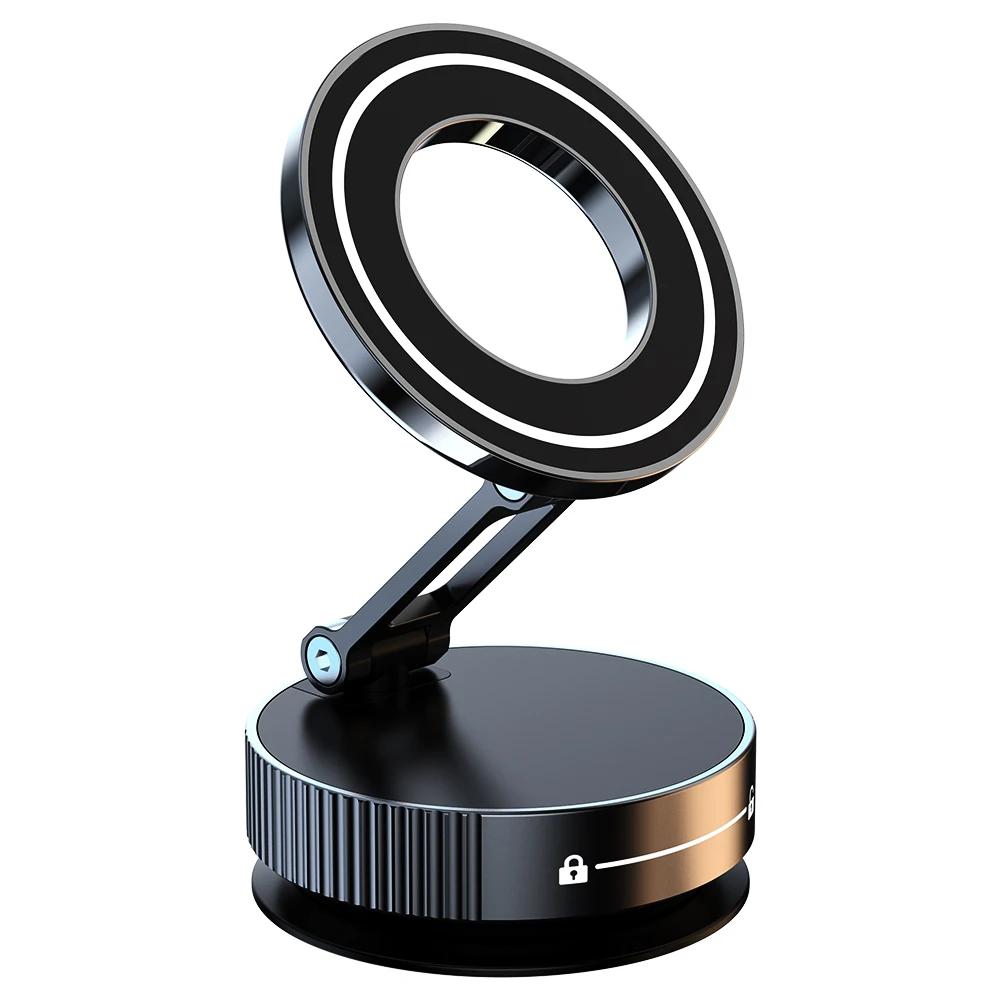 2026 Новый держатель для телефона в автомобиль для Magsafe [78+ фунтов Сильнейшая присоска и 2400 гс Магнитный] Регулируемое на 360° крепление для телефона в автомобиль День отца
