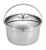 Camping Outdoor Rice Cooker Stainless Aluminum Full Three Layer Steel Pot 3.0L CC-21