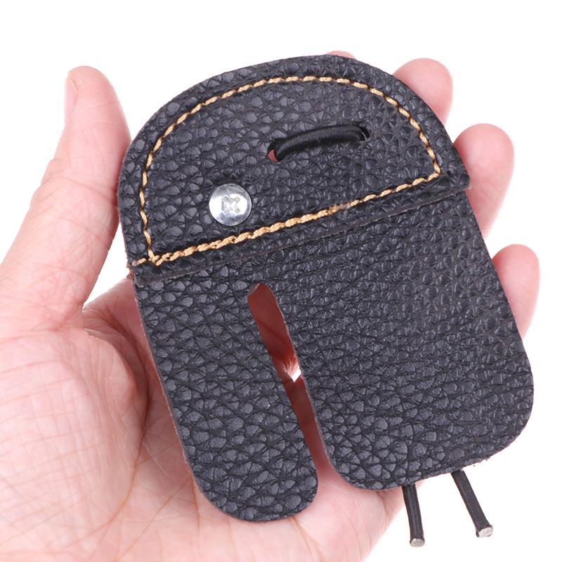 Кожаная защита для пальцев для стрельбы из лука, защитная накладка для перчаток, защита для стрельбы из лука