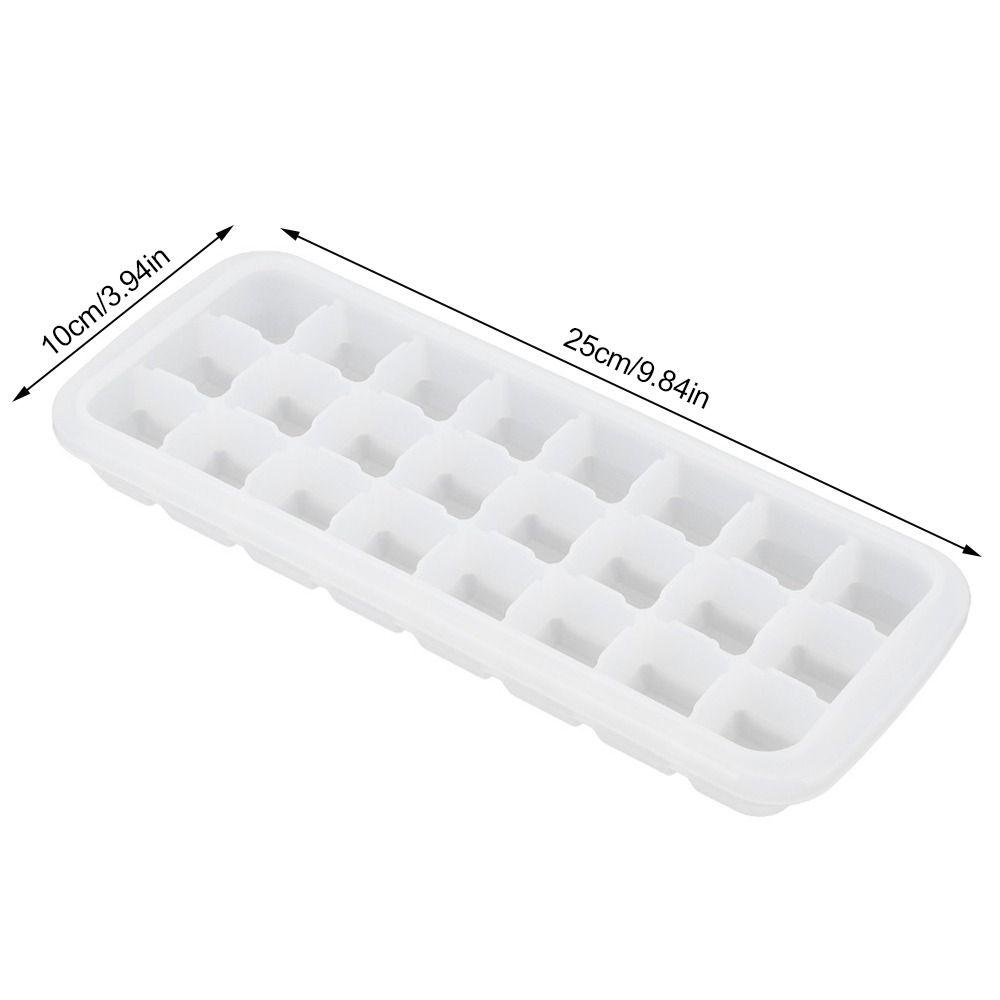 Silicone Ice Cube Mold 24 Grid Small Cubes Ice Tray Reusable Ice Cubes Tray Home