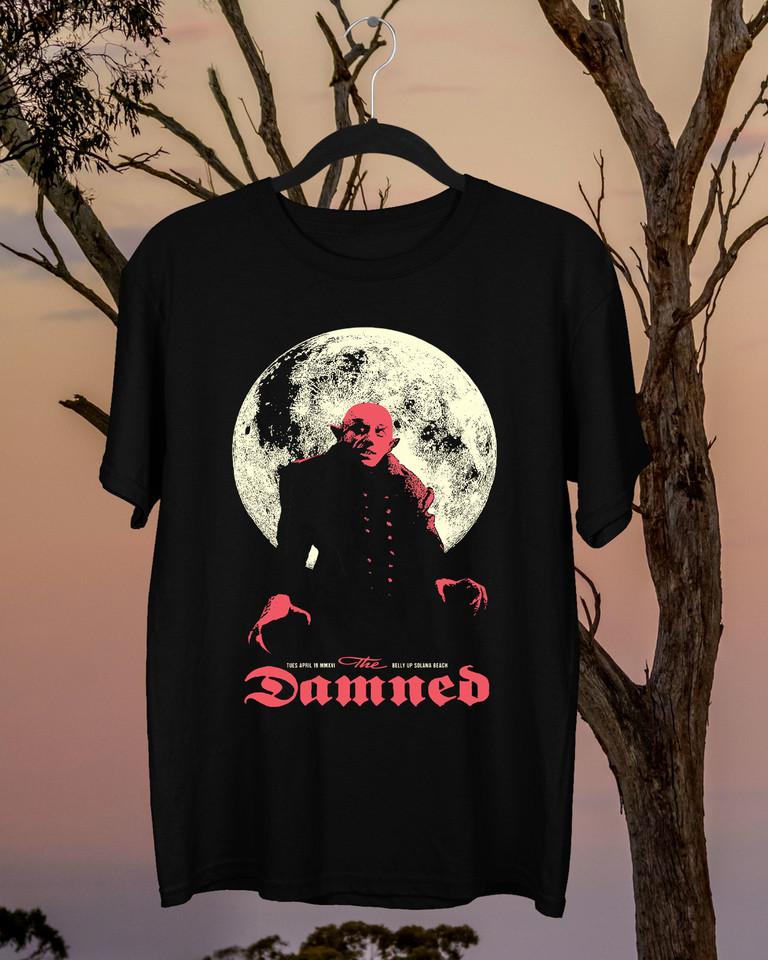 NEW THE DAMNED Band Music Gift For Fan Black All Size Tee Shirt
