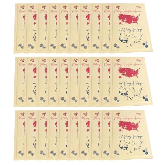 1/10/20/30 шт. Счастливого Рождества Америка Открытки Патриотические праздничные поздравительные открытки Президентские выборы Рождественские открытки для рождественской новогодней вечеринки