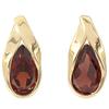 Garnet Earrings for 18K Yellow One for Both Natural Stone [Barzaz] Women, Gold, K18K, Ears,