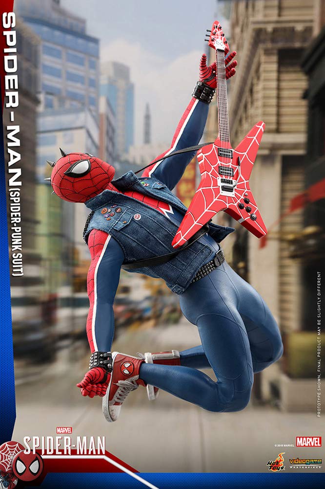 Hot Toys Scale Figure Suit Version Marvel's Spider-Man 1/6 Spider-Punk