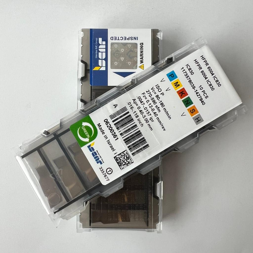 ISCAR / HFPR6004 IC830 / Industrial indexable carbide inserts 10 Pcs