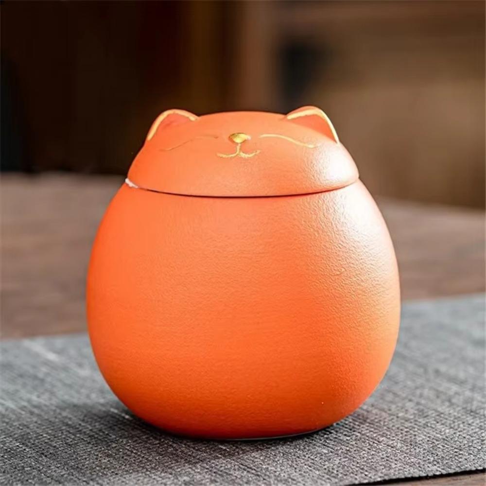 Ceramic Funeral Urn for Pets 200ml Memento Burial Holder Keepsake Memory Box  Desktop Decoration