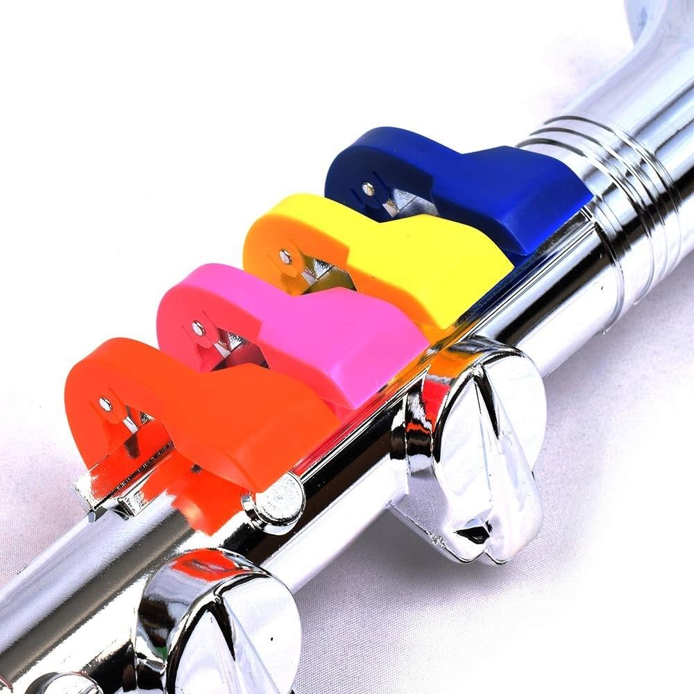 Музыкальный инструмент игрушка кларнет дующая флейта обучающая игрушка подарок для 3 лет серебряный кларнет 8 клавиш детский [BONTEMPI 42 см] (324431)