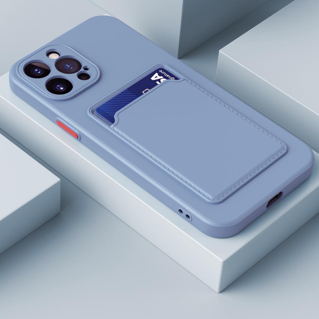 Кошелек Мягкий Силиконовый TPU Держатель для Карты Чехол Для Для Iphone 15 14 13 12 11 Pro XS Max Mini XR X XS 8 7 Plus Обычный Бампер Чехол