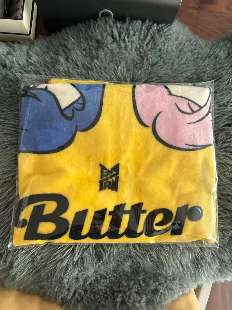 [USED] BTS (Bangtan Boys) TinyTAN Butter Microfiber Blanket 100 X 70cm